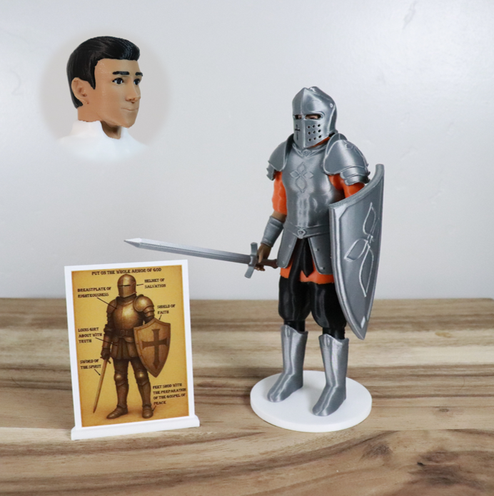 Armor of God Warrior - MAN (Orange Tunic)