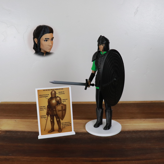 Armor of God Warrior - WOMAN (Green Tunic)