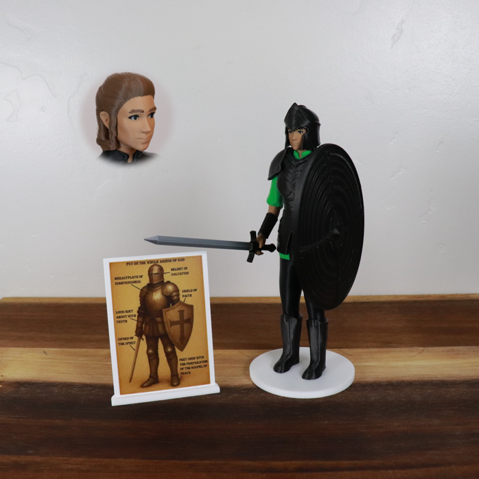 Armor of God Warrior - WOMAN (Green Tunic)