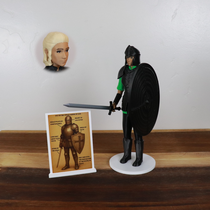 Armor of God Warrior - WOMAN (Green Tunic)