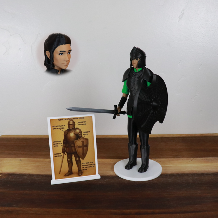 Armor of God Warrior - WOMAN (Green Tunic)