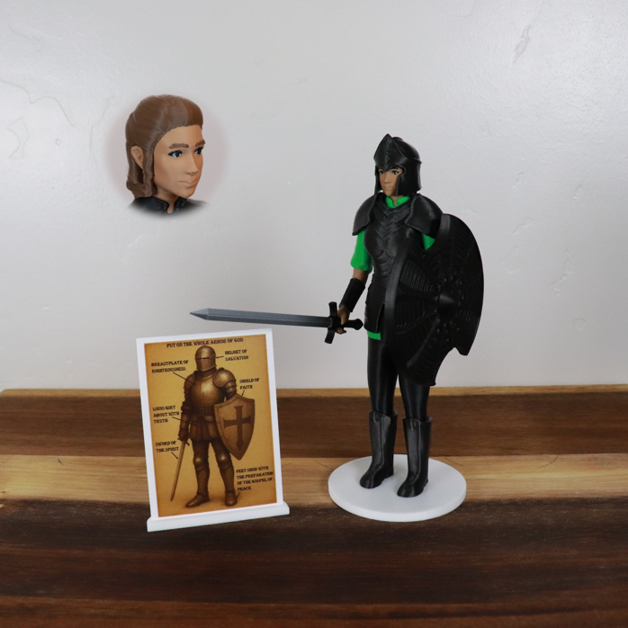 Armor of God Warrior - WOMAN (Green Tunic)