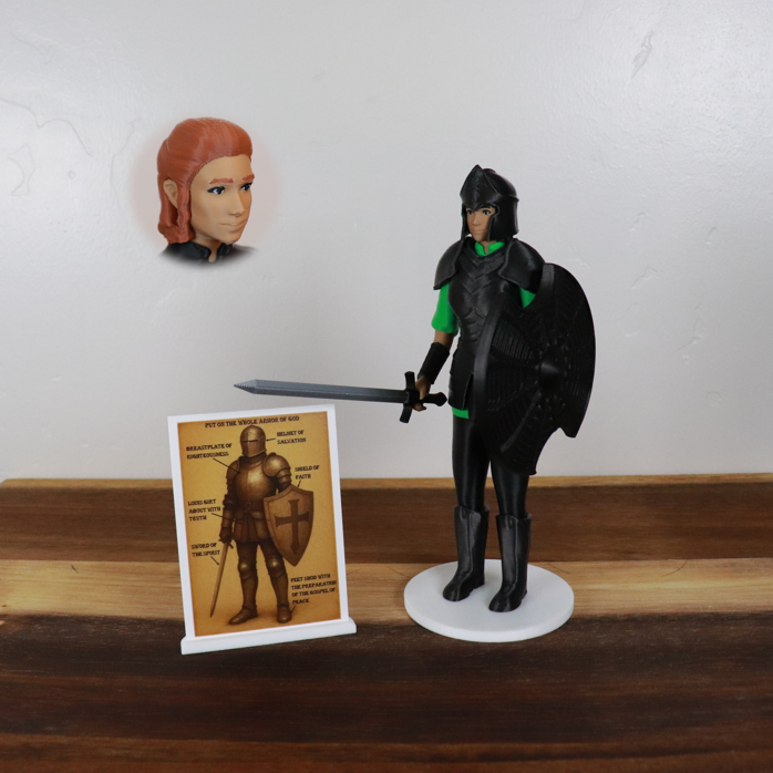 Armor of God Warrior - WOMAN (Green Tunic)