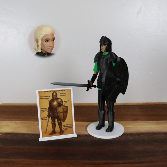 Armor of God Warrior - WOMAN (Green Tunic)