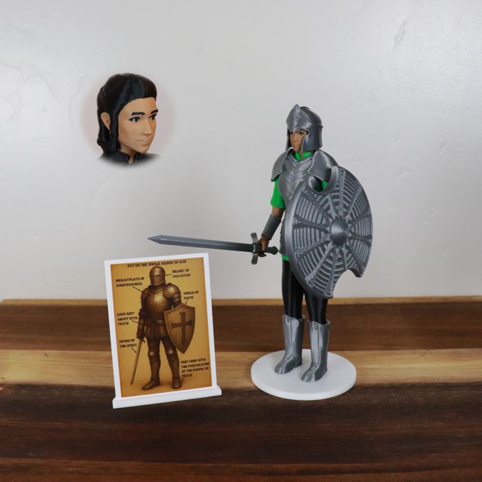 Armor of God Warrior - WOMAN (Green Tunic)