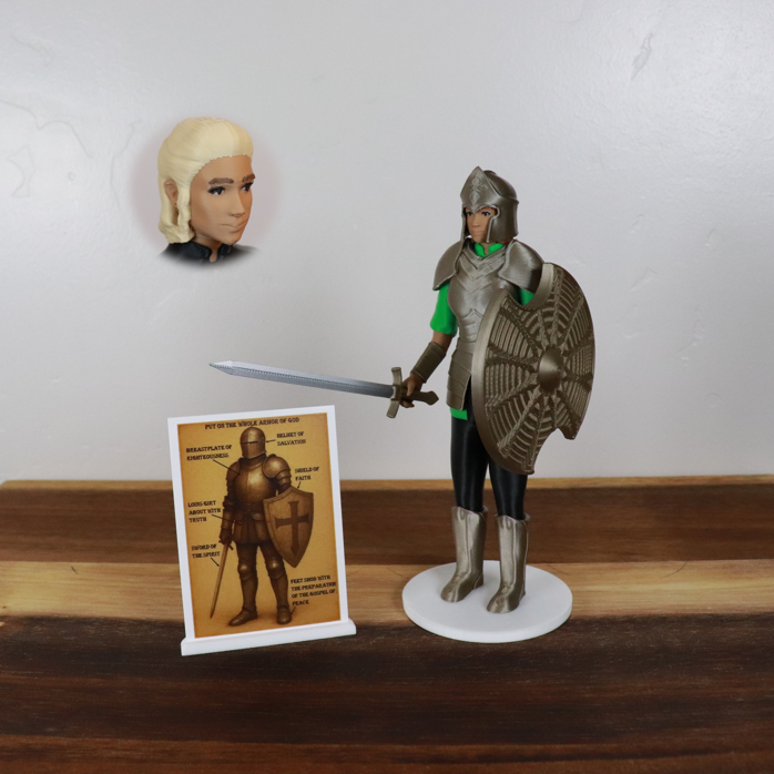 Armor of God Warrior - WOMAN (Green Tunic)