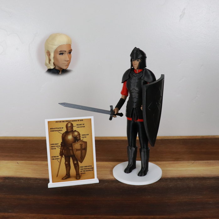 Armor of God Warrior - WOMAN (Red Tunic)