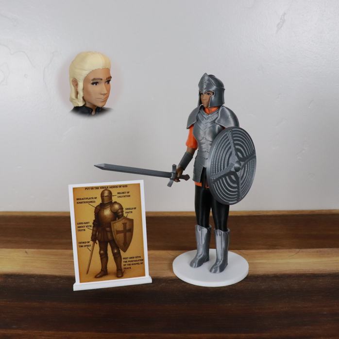 Armor of God Warrior - WOMAN (Orange Tunic)