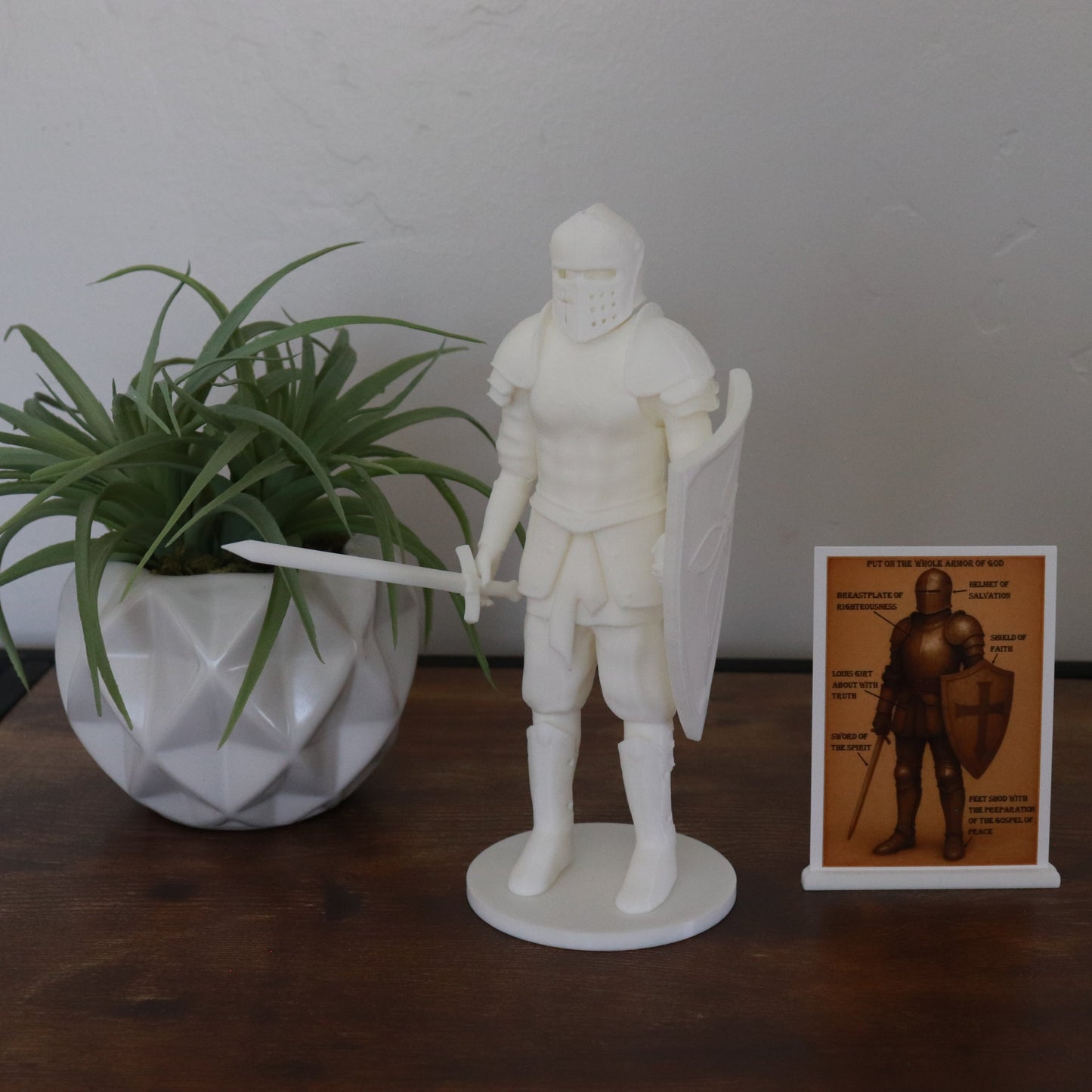 Armor of God Warrior - MAN (WHITE/PAINTABLE)