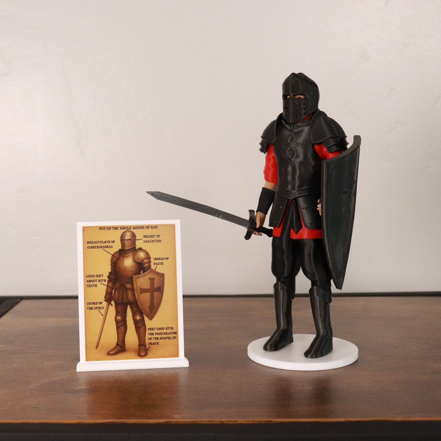 Armor of God Warrior - MAN (Red Tunic)