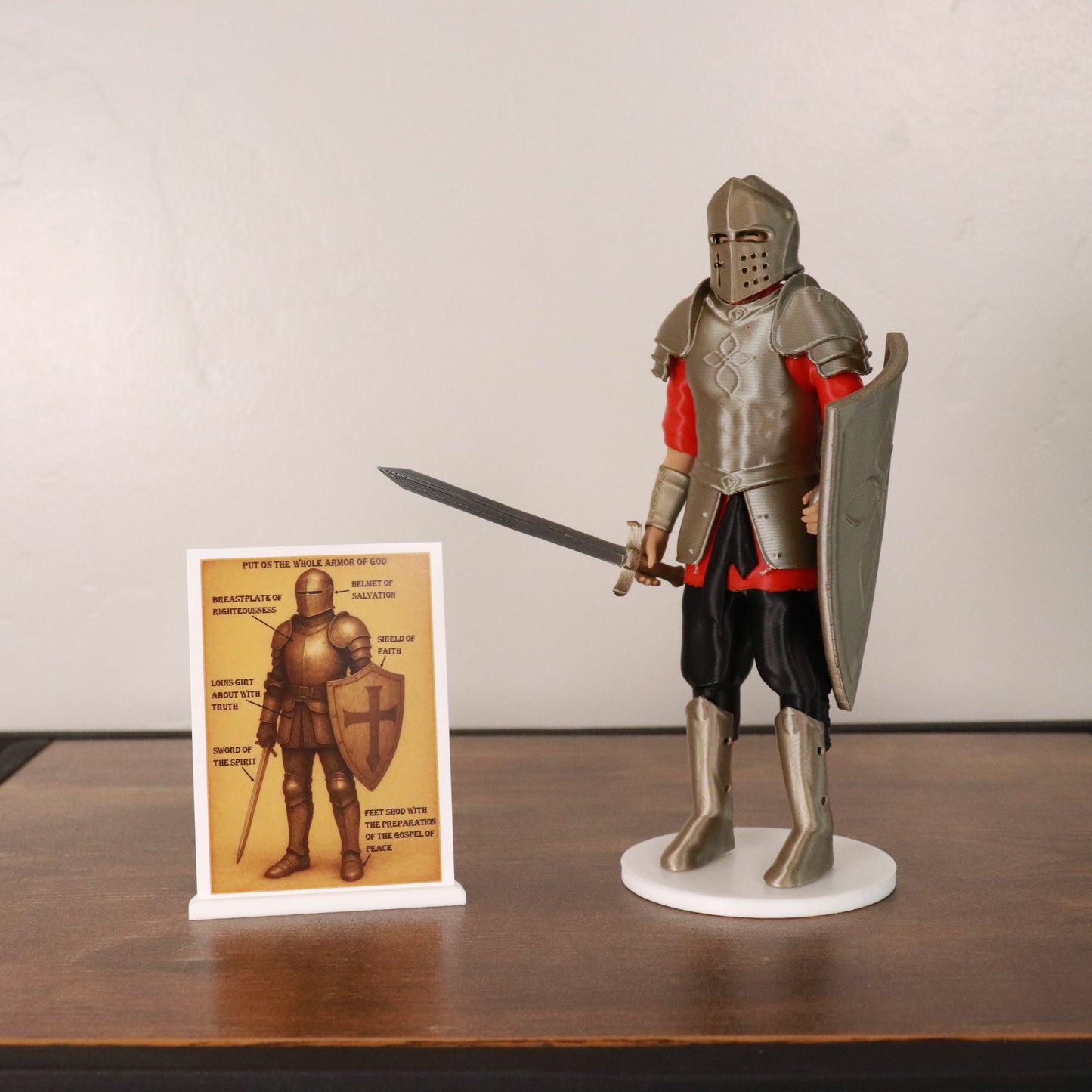 Armor of God Warrior - MAN (Red Tunic)