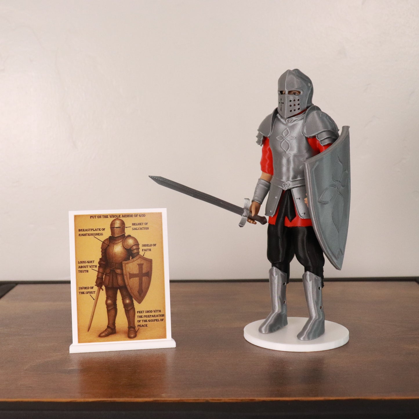 Armor of God Warrior - MAN (Red Tunic)