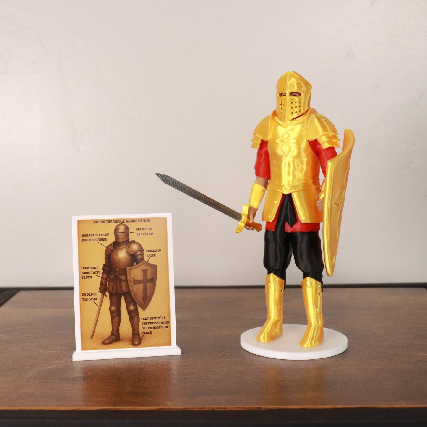 Armor of God Warrior - MAN (Red Tunic)