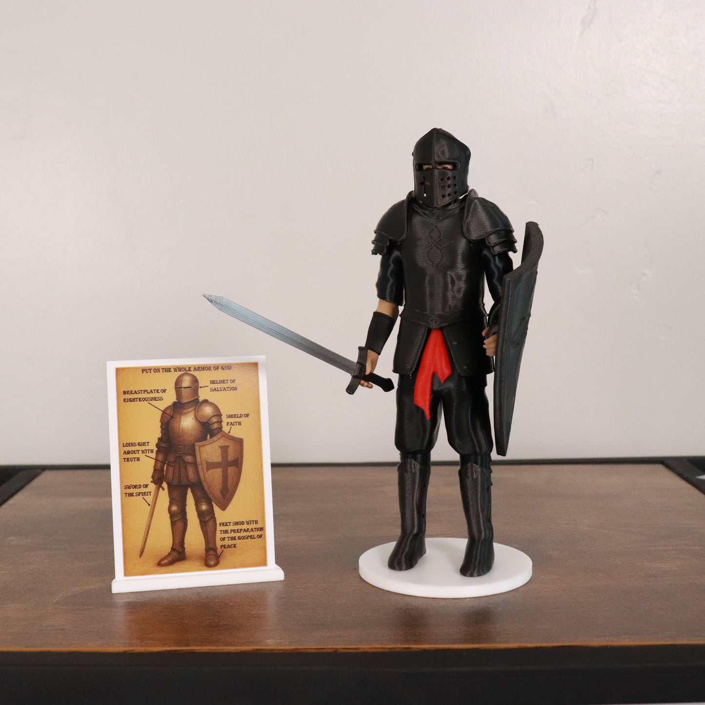 Armor of God Warrior - MAN (Black Tunic)