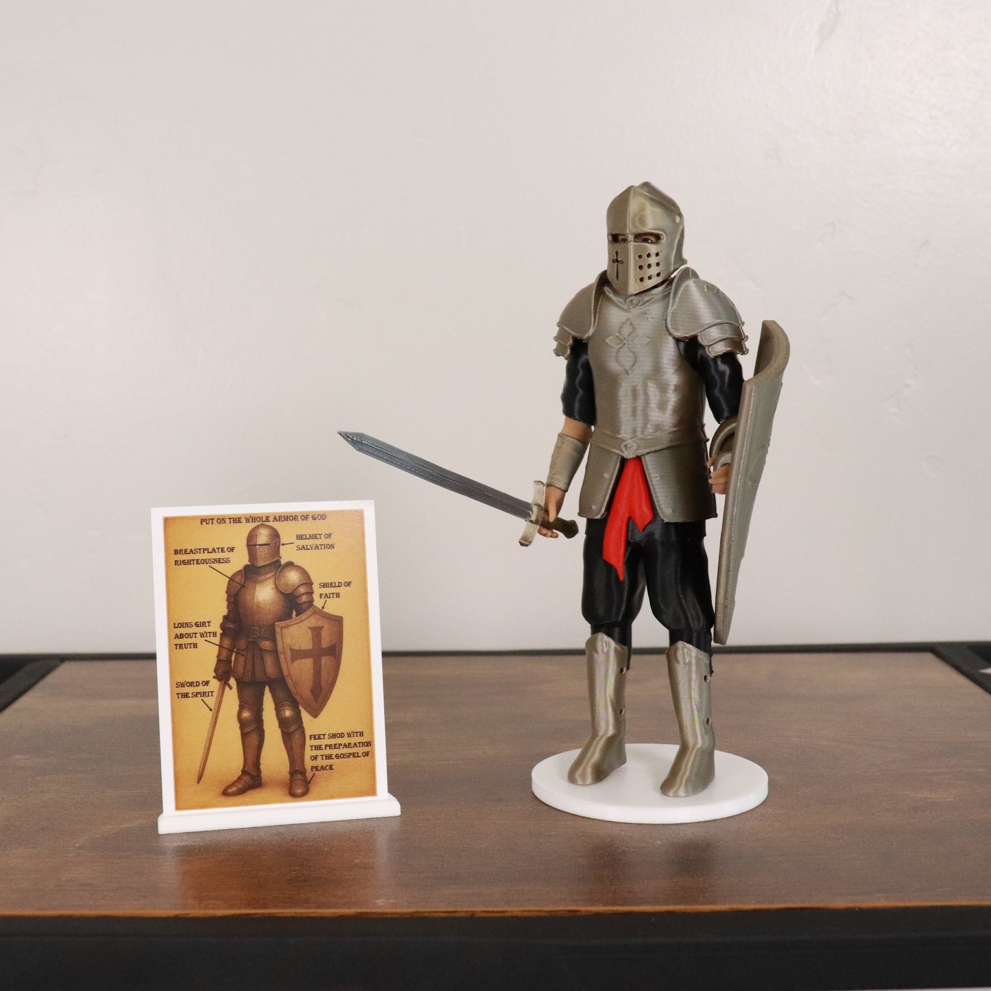 Armor of God Warrior - MAN (Black Tunic)