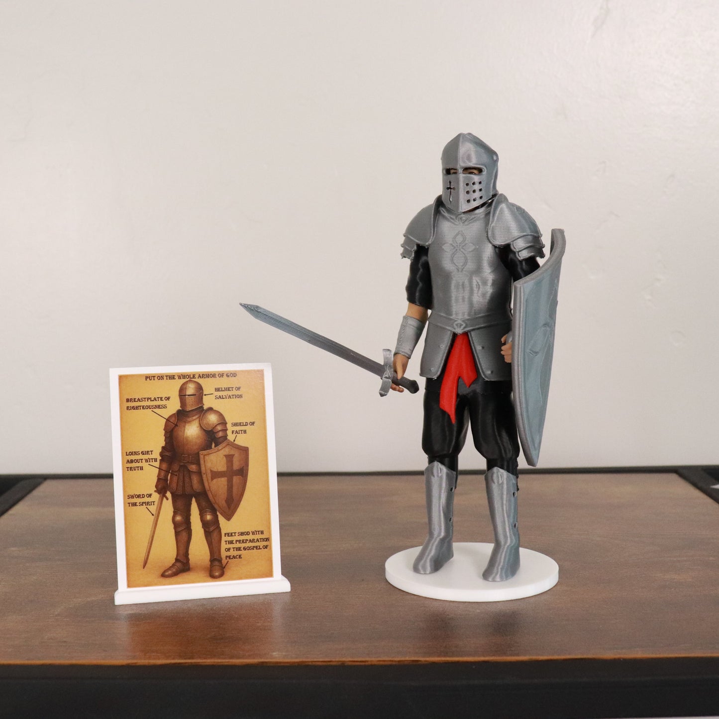 Armor of God Warrior - MAN (Black Tunic)