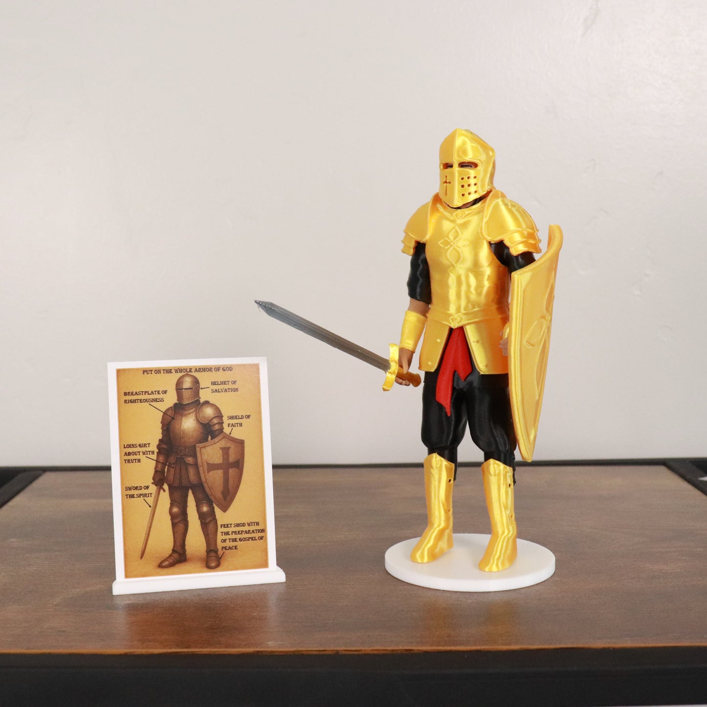 Armor of God Warrior - MAN (Black Tunic)