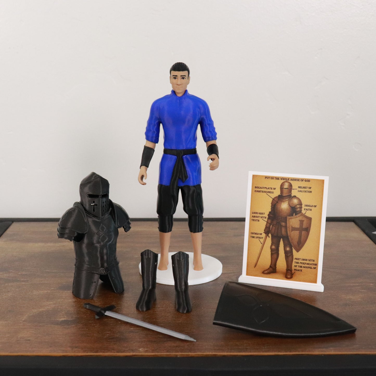 Armor of God Warrior - MAN (Blue Tunic)