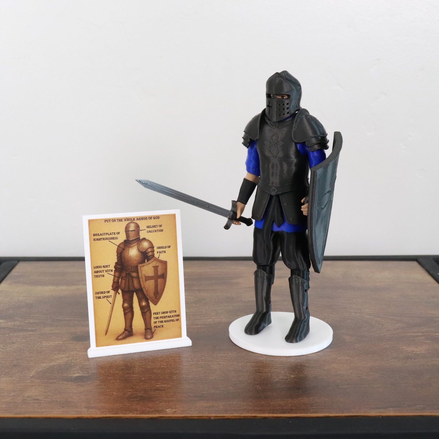 Armor of God Warrior - MAN (Blue Tunic)