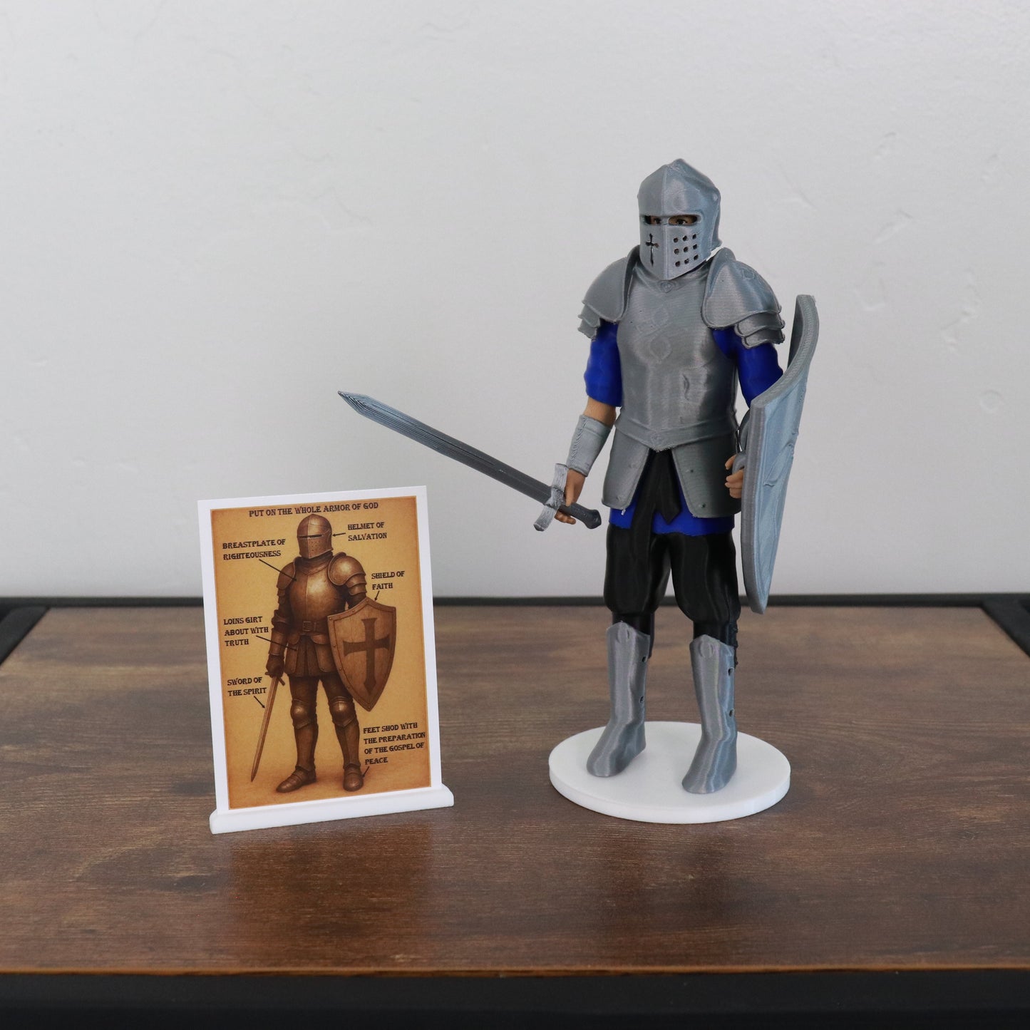 Armor of God Warrior - MAN (Blue Tunic)