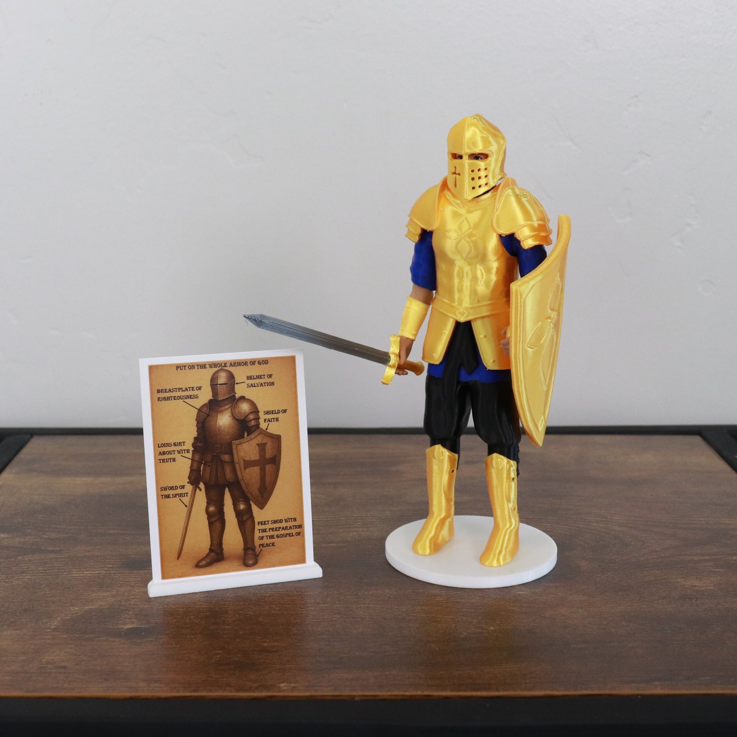 Armor of God Warrior - MAN (Blue Tunic)