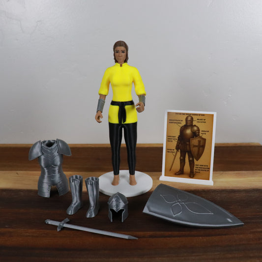 Armor of God Warrior - WOMAN (Yellow Tunic)