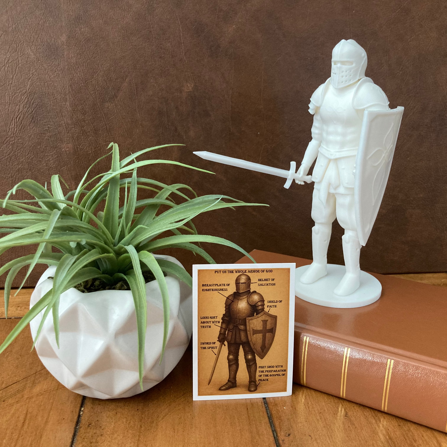 Armor of God Warrior - MAN (WHITE/PAINTABLE)