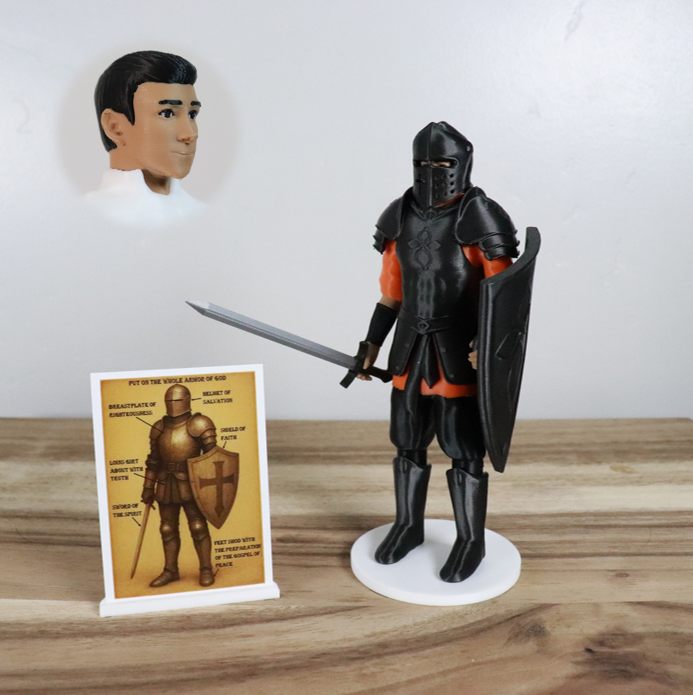 Armor of God Warrior - MAN (Orange Tunic)