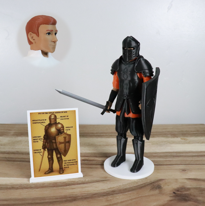 Armor of God Warrior - MAN (Orange Tunic)