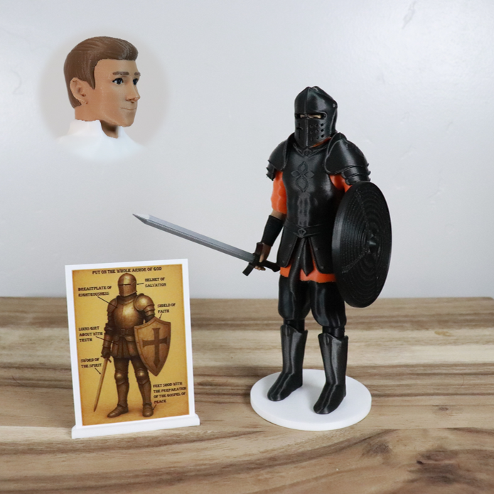 Armor of God Warrior - MAN (Orange Tunic)