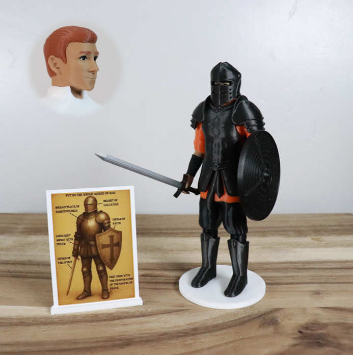 Armor of God Warrior - MAN (Orange Tunic)