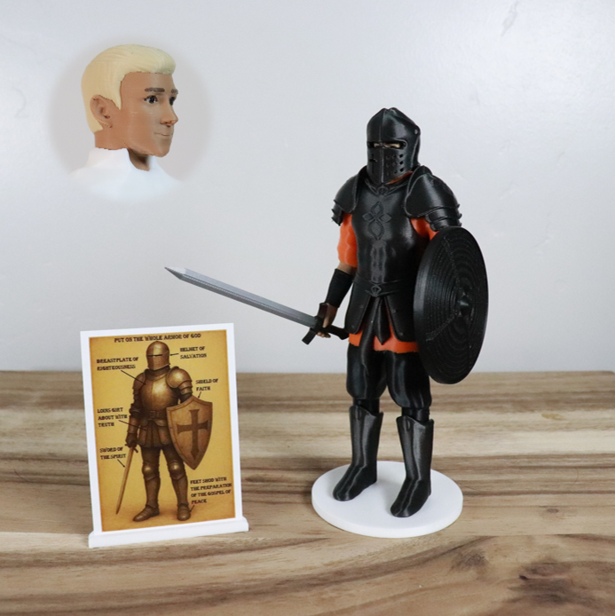 Armor of God Warrior - MAN (Orange Tunic)