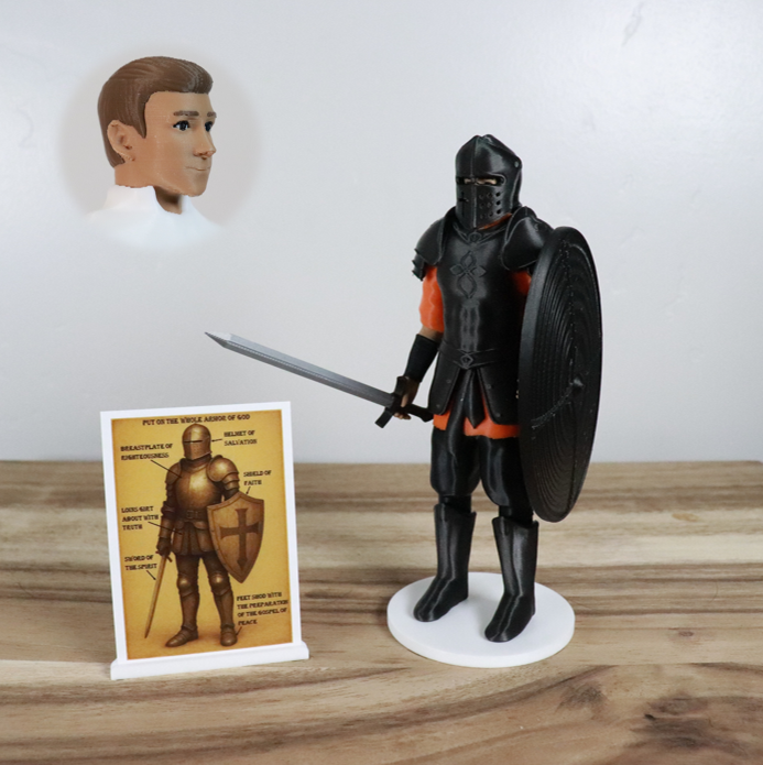 Armor of God Warrior - MAN (Orange Tunic)