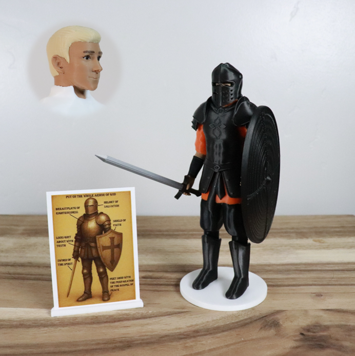 Armor of God Warrior - MAN (Orange Tunic)