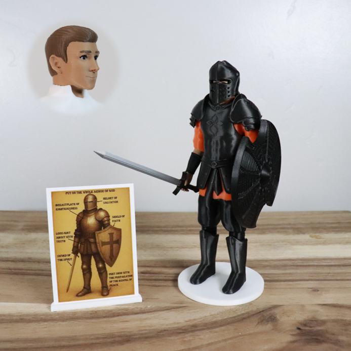 Armor of God Warrior - MAN (Orange Tunic)