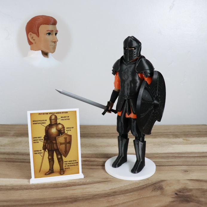 Armor of God Warrior - MAN (Orange Tunic)