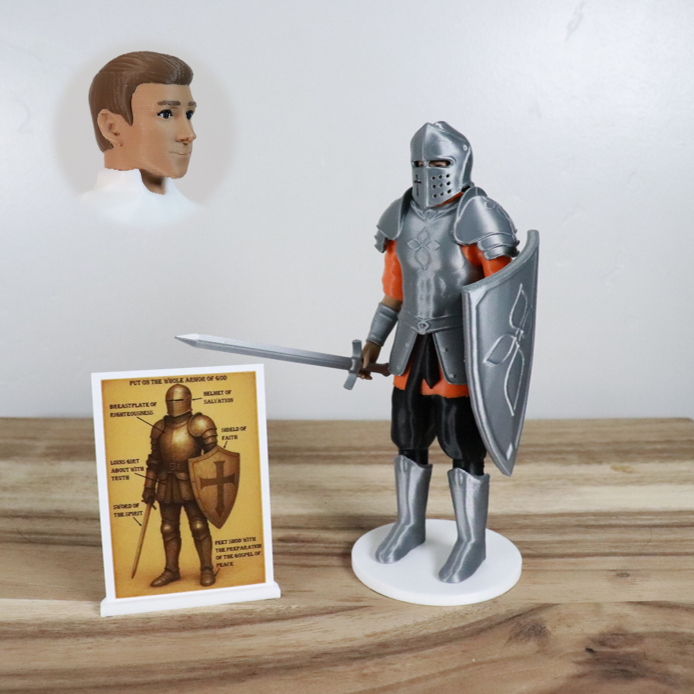Armor of God Warrior - MAN (Orange Tunic)