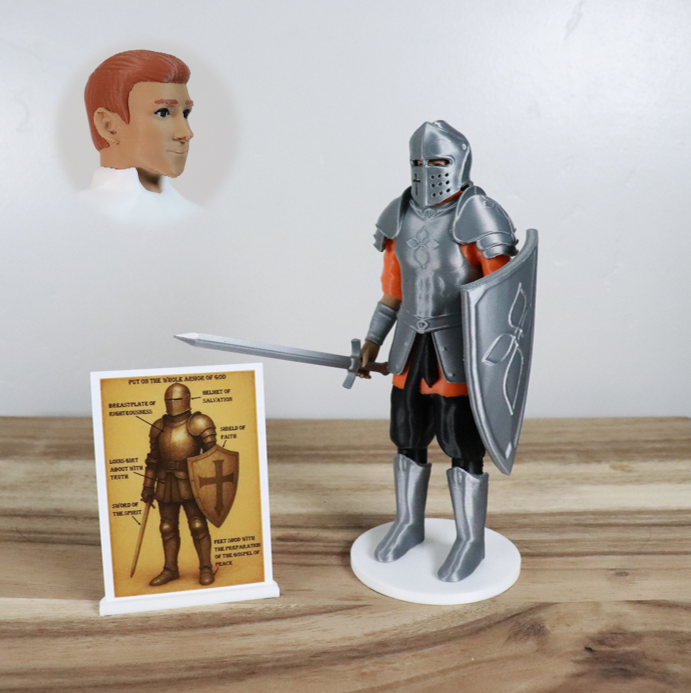 Armor of God Warrior - MAN (Orange Tunic)