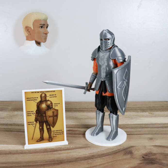 Armor of God Warrior - MAN (Orange Tunic)