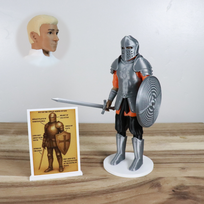 Armor of God Warrior - MAN (Orange Tunic)
