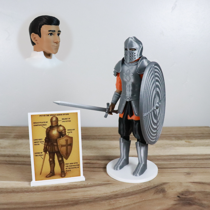 Armor of God Warrior - MAN (Orange Tunic)