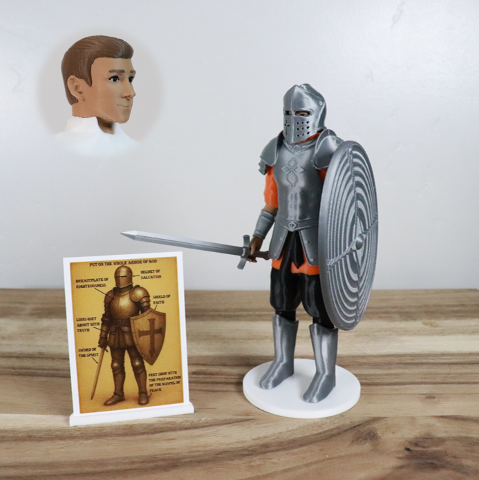 Armor of God Warrior - MAN (Orange Tunic)