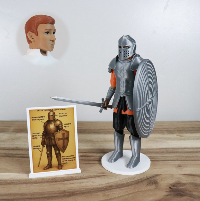 Armor of God Warrior - MAN (Orange Tunic)
