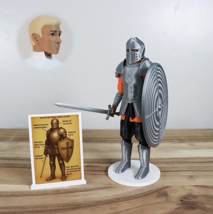 Armor of God Warrior - MAN (Orange Tunic)