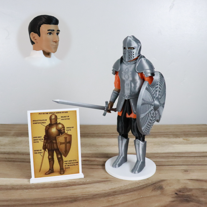 Armor of God Warrior - MAN (Orange Tunic)