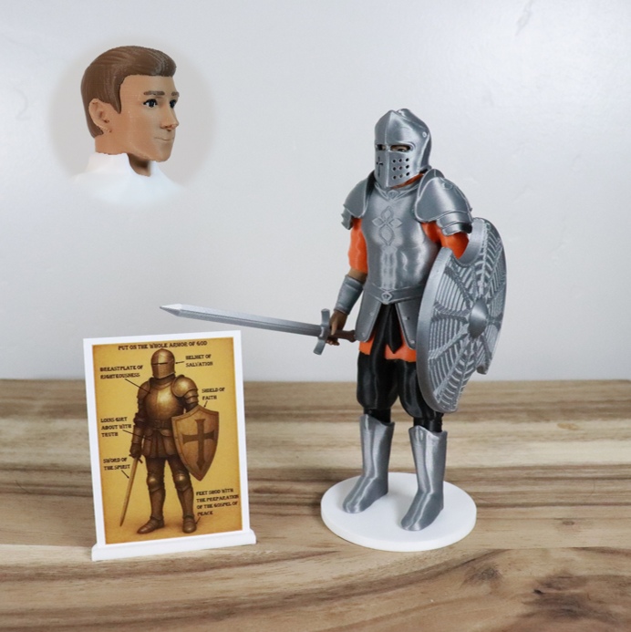Armor of God Warrior - MAN (Orange Tunic)