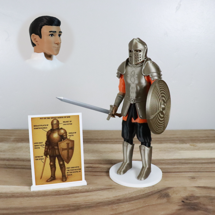 Armor of God Warrior - MAN (Orange Tunic)