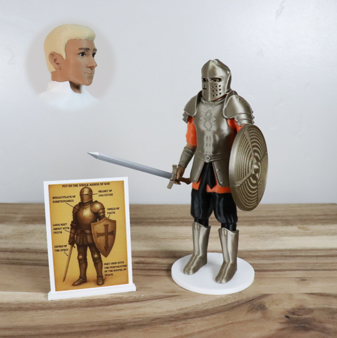 Armor of God Warrior - MAN (Orange Tunic)