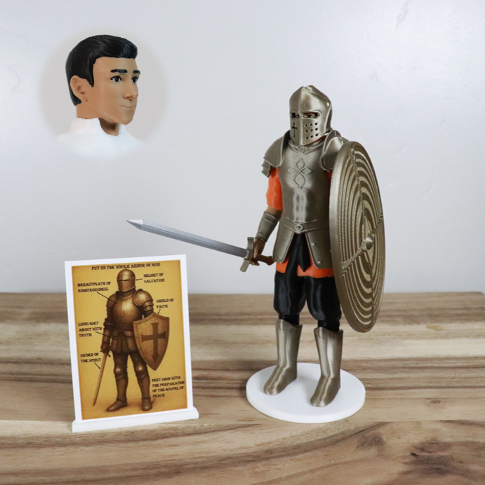 Armor of God Warrior - MAN (Orange Tunic)