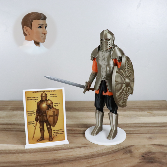 Armor of God Warrior - MAN (Orange Tunic)